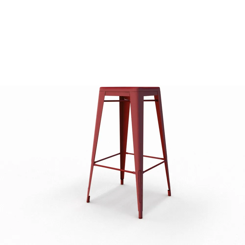 location stand salon | tabouret rouge | location mobilier de stand